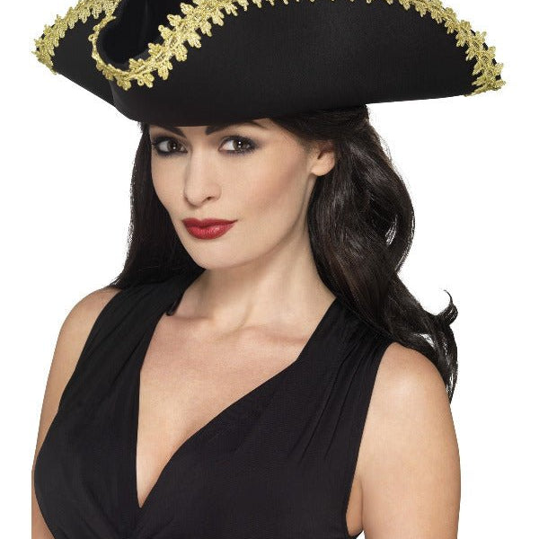 Pirate Hat, Black - Adult Weekender