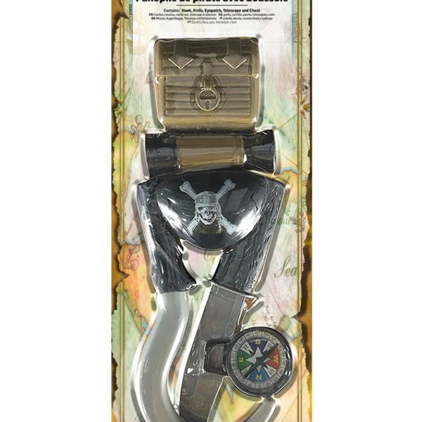 Pirate Set with Compass, Brown - Adult Weekender