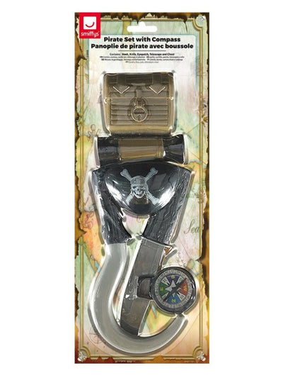 Pirate Set with Compass, Brown - Adult Weekender