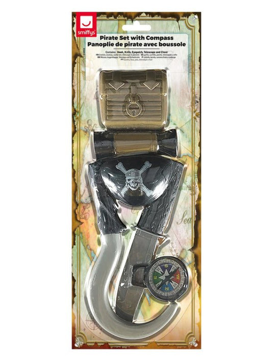 Pirate Set with Compass, Brown - Adult Weekender