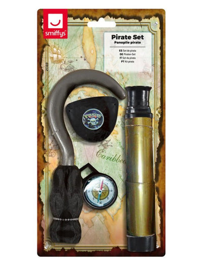 Pirate Set with Hook, Brown - Adult Weekender