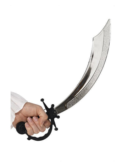 Pirate Sword, 50cm / 20in, Silver - Adult Weekender