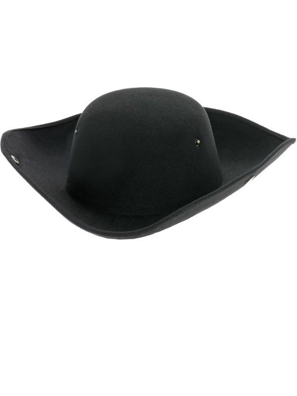 Pirate Tricorn Hat, Black - Adult Weekender