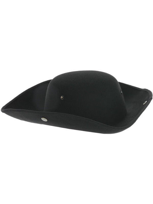 Pirate Tricorn Hat, Black - Adult Weekender