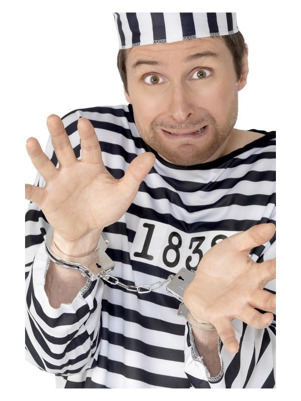 Plastic Handcuffs, Silver - Adult Weekender