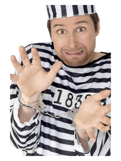 Plastic Handcuffs, Silver - Adult Weekender