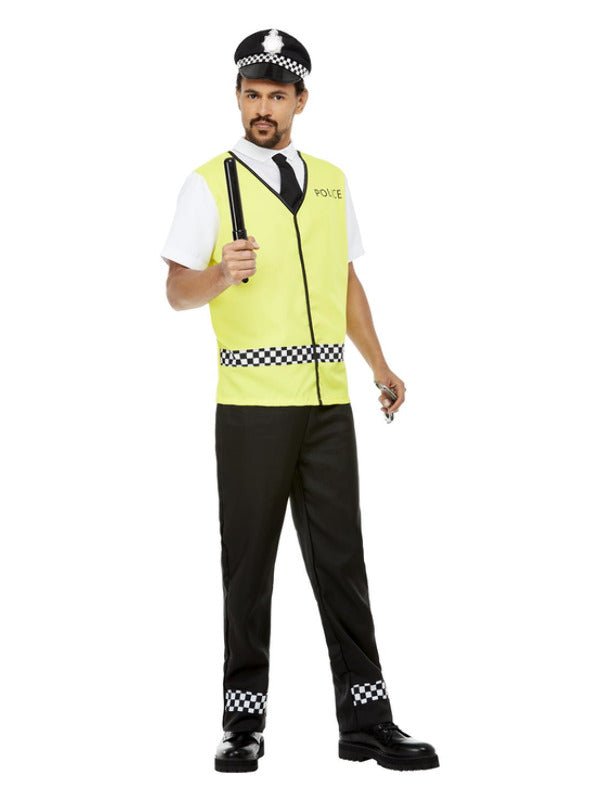 Police Officer Costume, Black - Adult Weekender