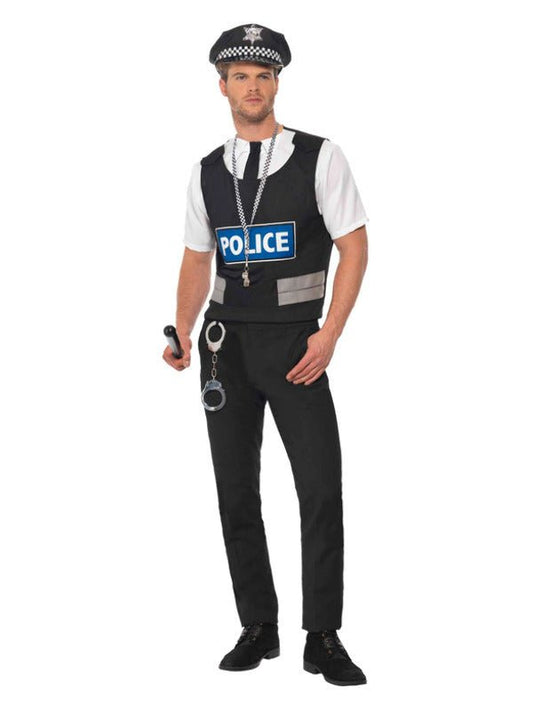 Policeman Instant Kit, Black - Adult Weekender