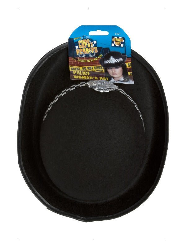 Policewoman's Hat, Black - Adult Weekender