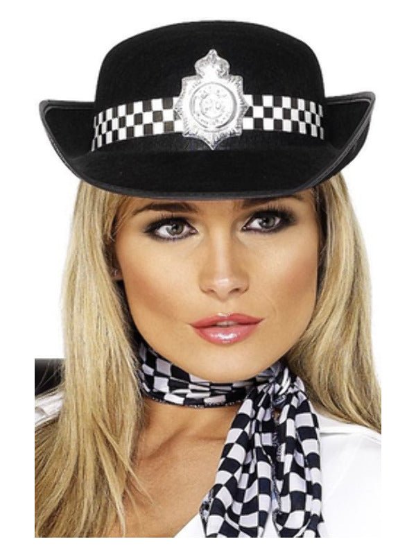 Policewoman's Hat, Black - Adult Weekender