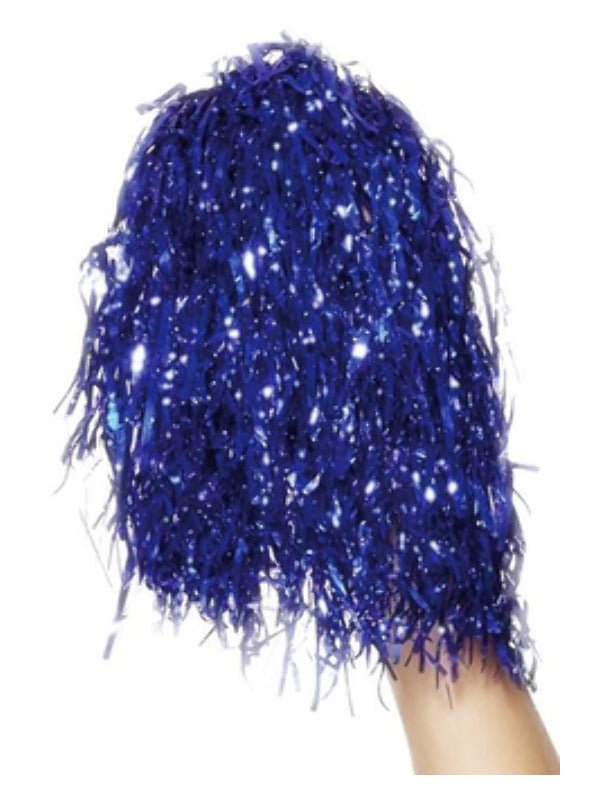 Pom Poms Metallic, Blue - Adult Weekender
