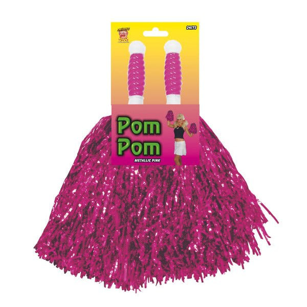 Pom Poms Metallic, Pink - Adult Weekender