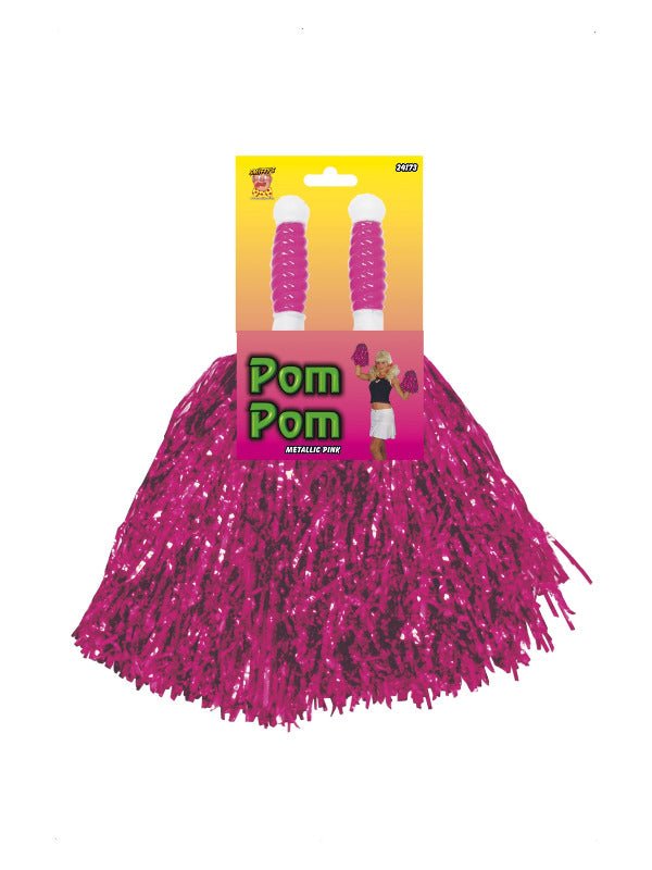 Pom Poms Metallic, Pink - Adult Weekender