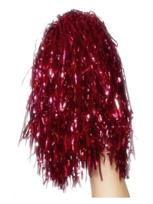 Pom Poms Metallic, Red - Adult Weekender