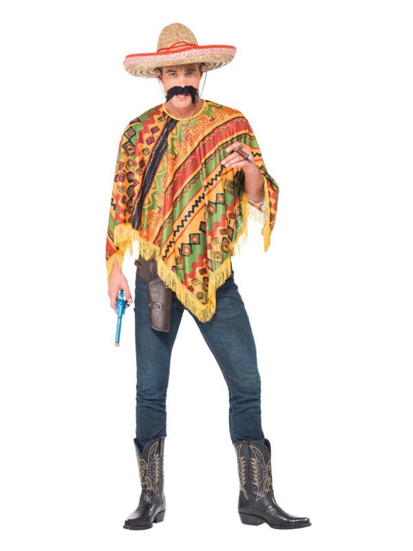 Poncho &amp; Moustache, Orange - Adult Weekender