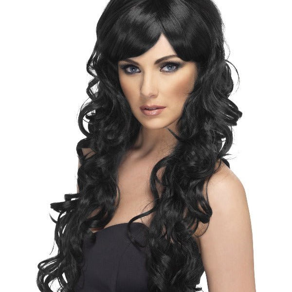 Pop Starlet Wig, Black - Adult Weekender