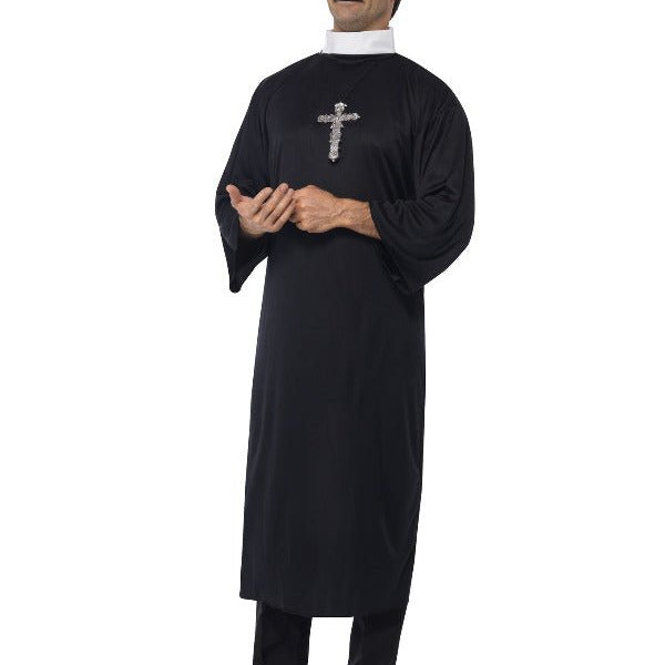 Priest Costume, Black - Adult Weekender