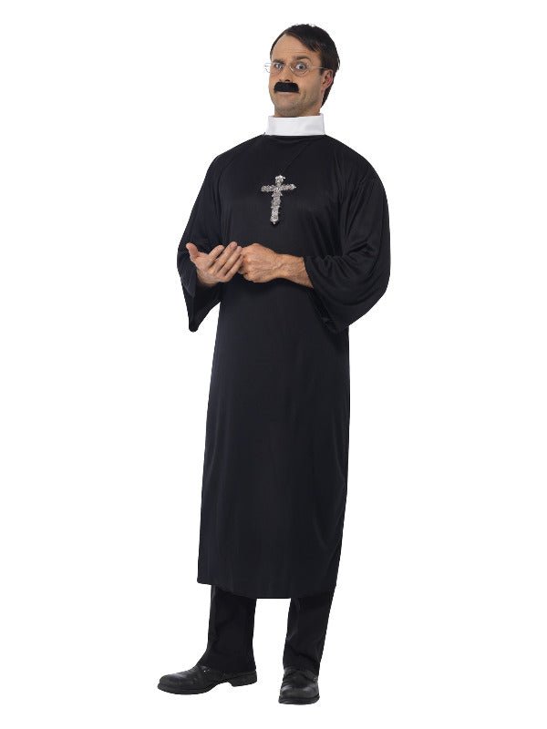 Priest Costume, Black - Adult Weekender