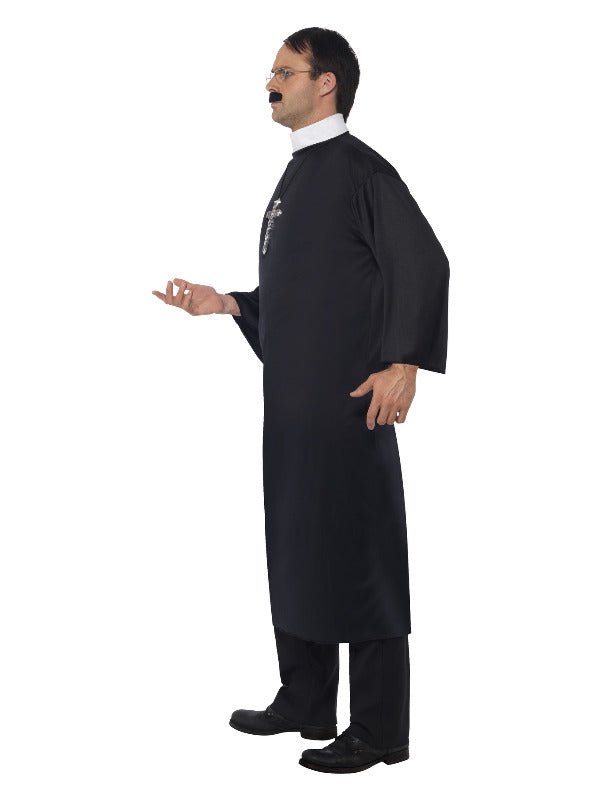 Priest Costume, Black - Adult Weekender