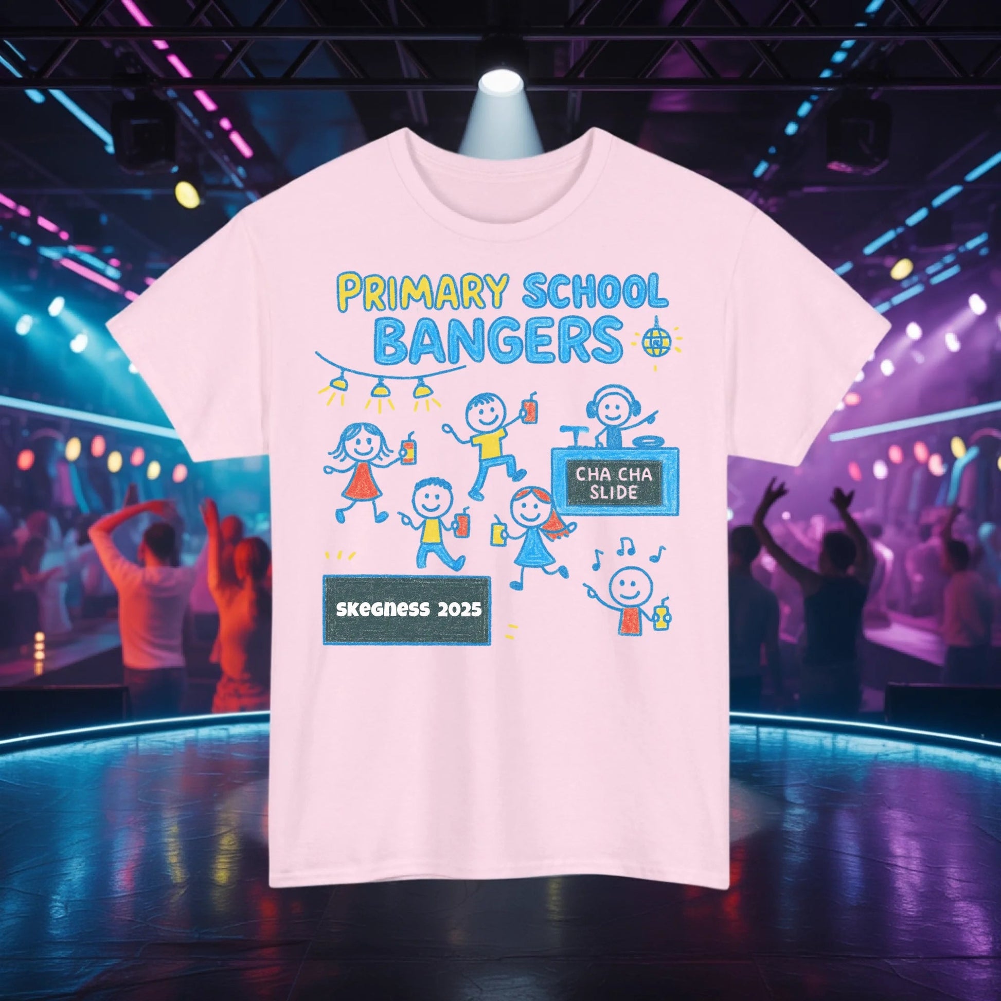 Primary School Bangers - Adult Weekender Front and Back Personalised Unisex Heavy T-Shirt Replay - Adult Weekender
