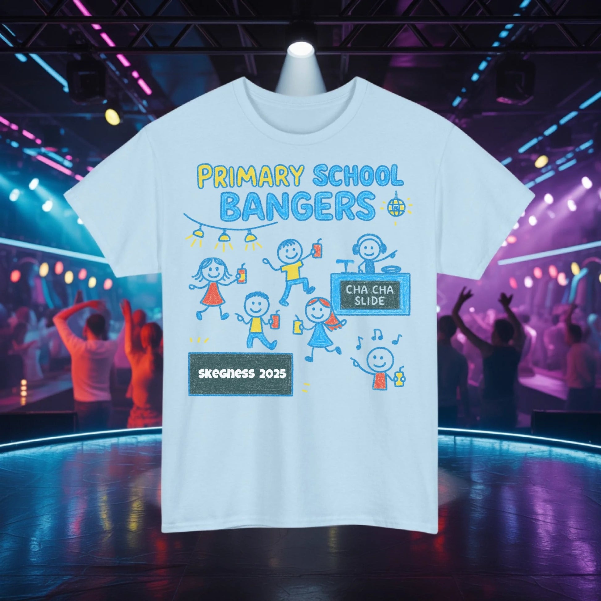 Primary School Bangers - Adult Weekender Front and Back Personalised Unisex Heavy T-Shirt Replay - Adult Weekender
