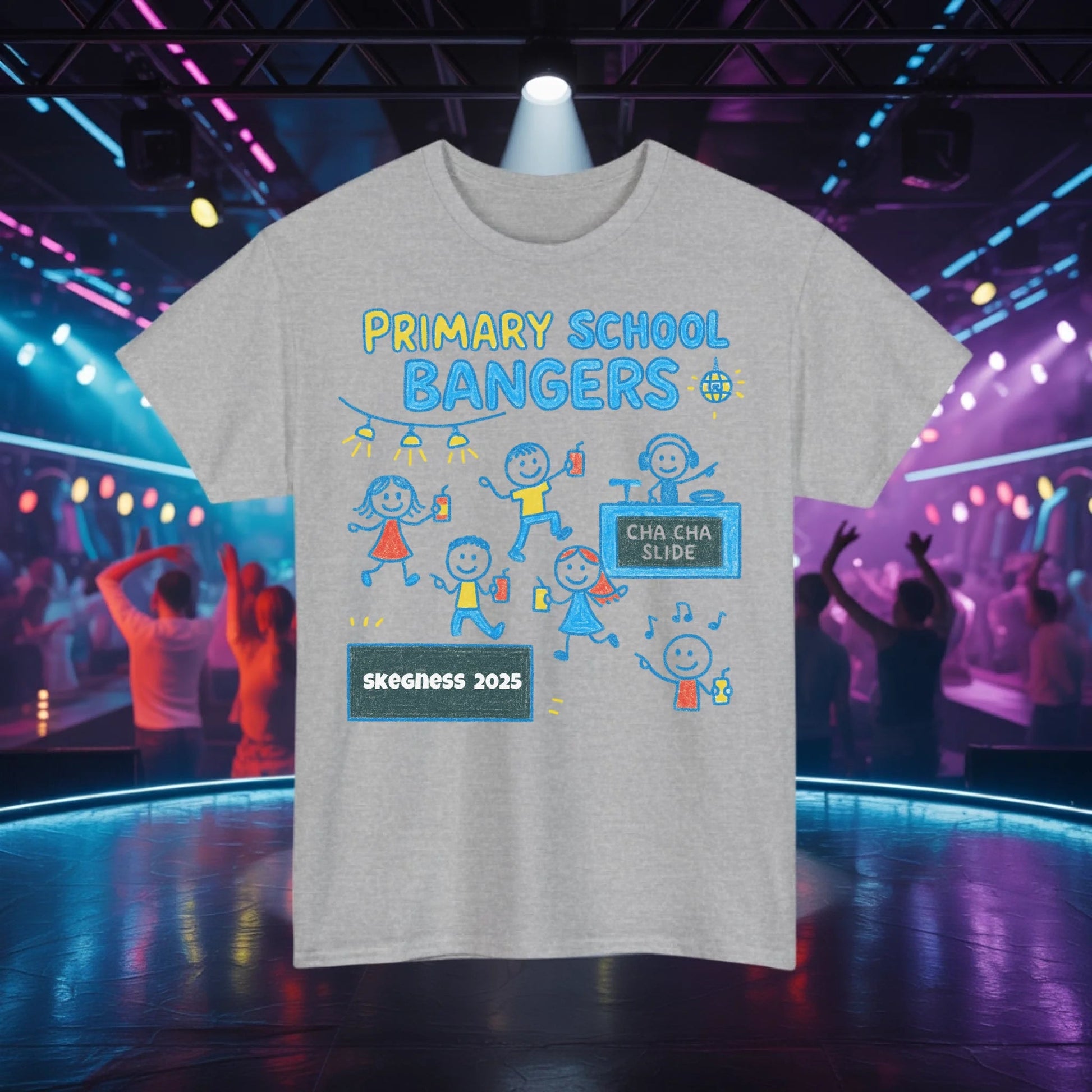 Primary School Bangers - Adult Weekender Front and Back Personalised Unisex Heavy T-Shirt Replay - Adult Weekender
