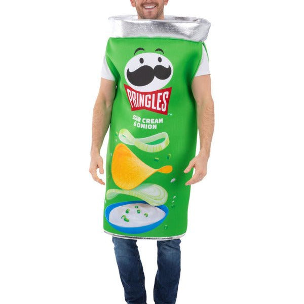 Pringles® Sour Cream & Onion Can Costume - Adult Weekender
