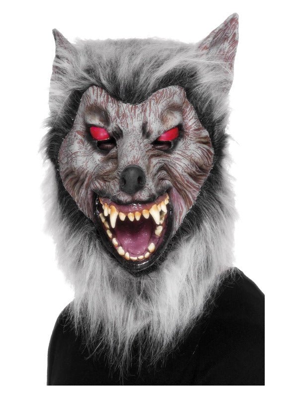 Prowler Wolf Mask, Grey - Adult Weekender