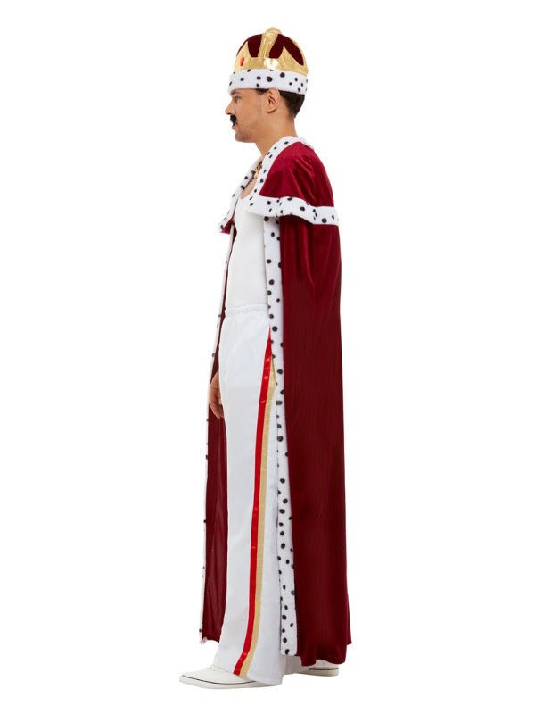Queen Deluxe Royal Costume, Red - Adult Weekender