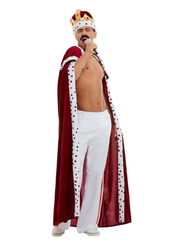 Queen Deluxe Royal Costume, Red - Adult Weekender