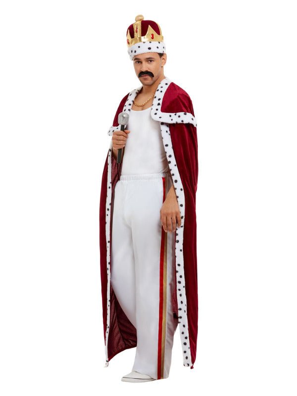 Queen Deluxe Royal Costume, Red - Adult Weekender