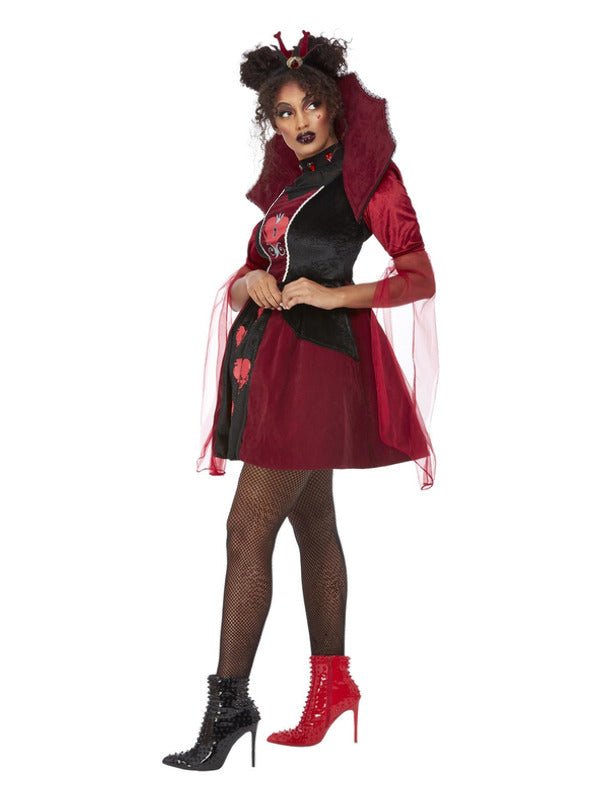 Queen of Broken Hearts Costume, Red - Adult Weekender