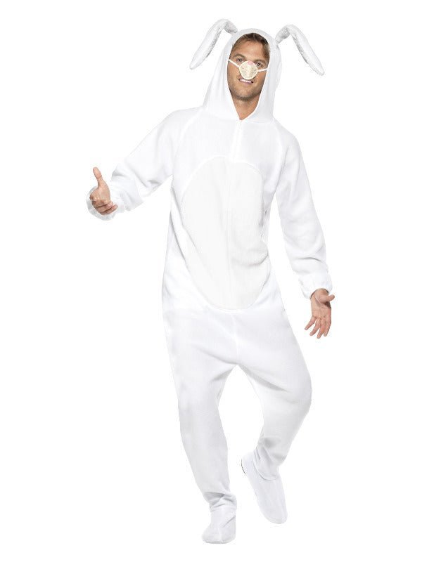 Rabbit Costume, White - Adult Weekender