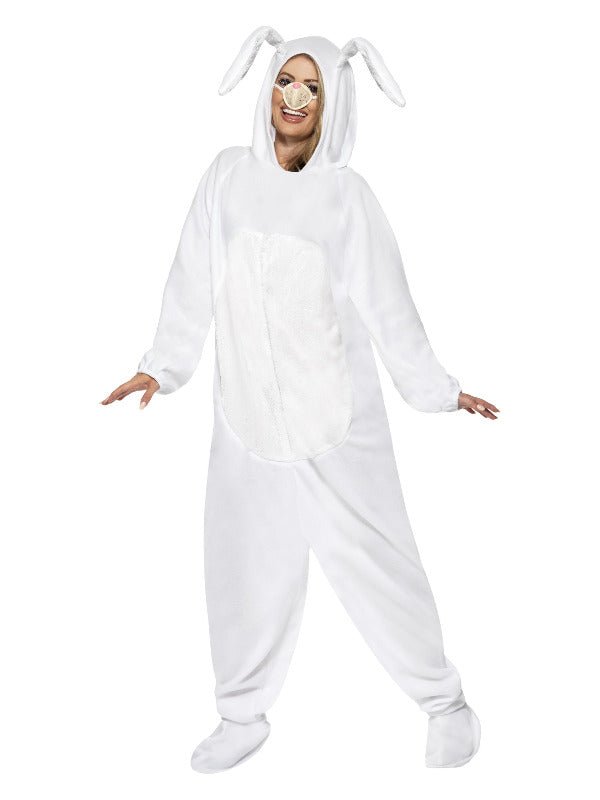 Rabbit Costume, White - Adult Weekender