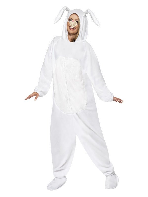 Rabbit Costume, White - Adult Weekender