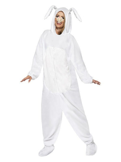 Rabbit Costume, White - Adult Weekender