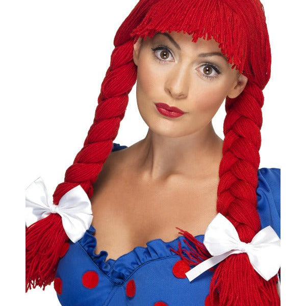 Rag Doll Wig, Red - Adult Weekender