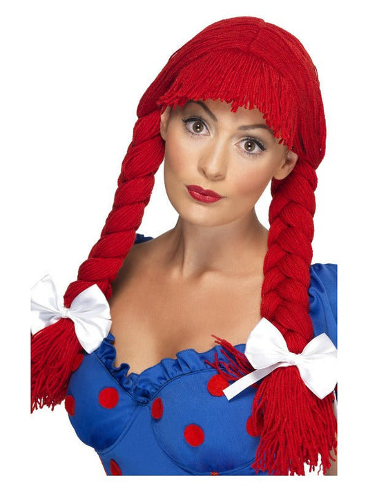 Rag Doll Wig, Red - Adult Weekender