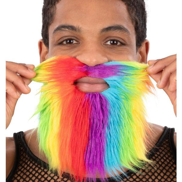 Rainbow Beard, on Elastic - Adult Weekender