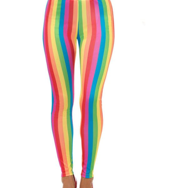 Rainbow Clown Leggings, Multi - Coloured - Adult Weekender