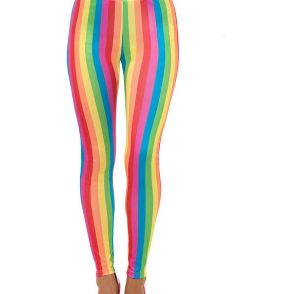 Rainbow Clown Leggings, Multi - Coloured - Adult Weekender