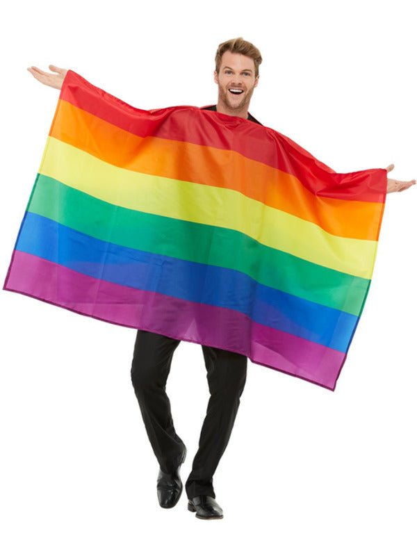 Rainbow Flag Costume, Multi - Coloured - Adult Weekender
