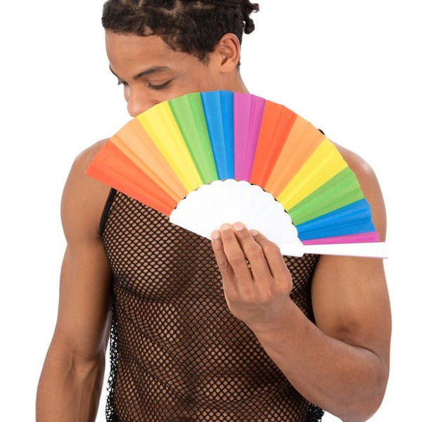 Rainbow Paper Fan - Adult Weekender