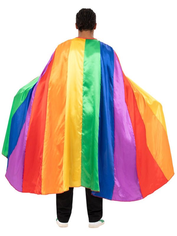 Rainbow Satin Cape - Adult Weekender