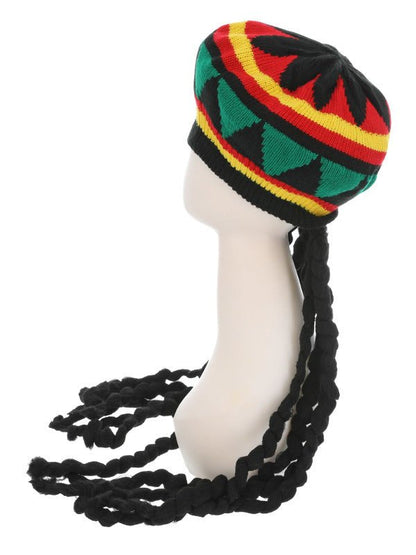 Rasta Beret, Black &amp; Yellow - Adult Weekender