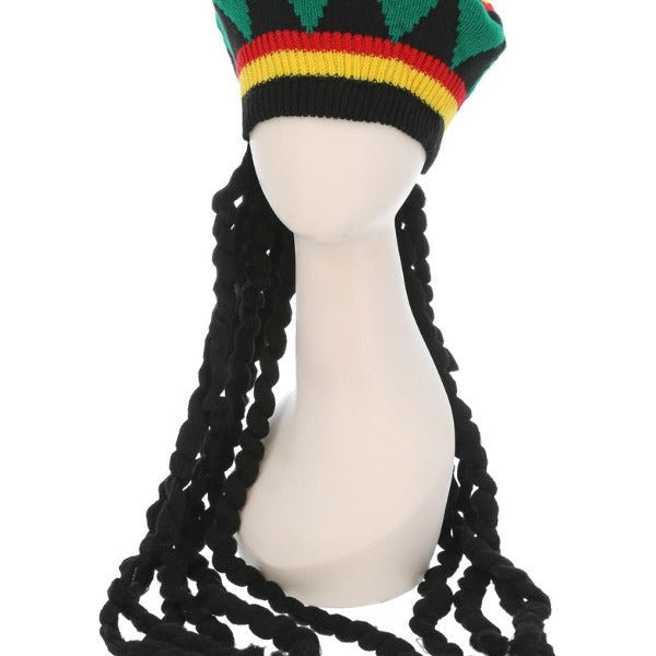 Rasta Beret, Black & Yellow - Adult Weekender
