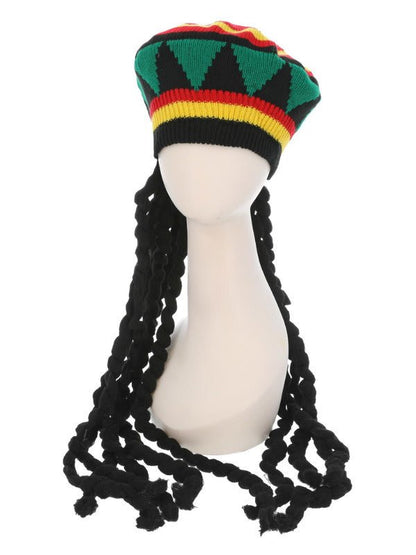 Rasta Beret, Black &amp; Yellow - Adult Weekender