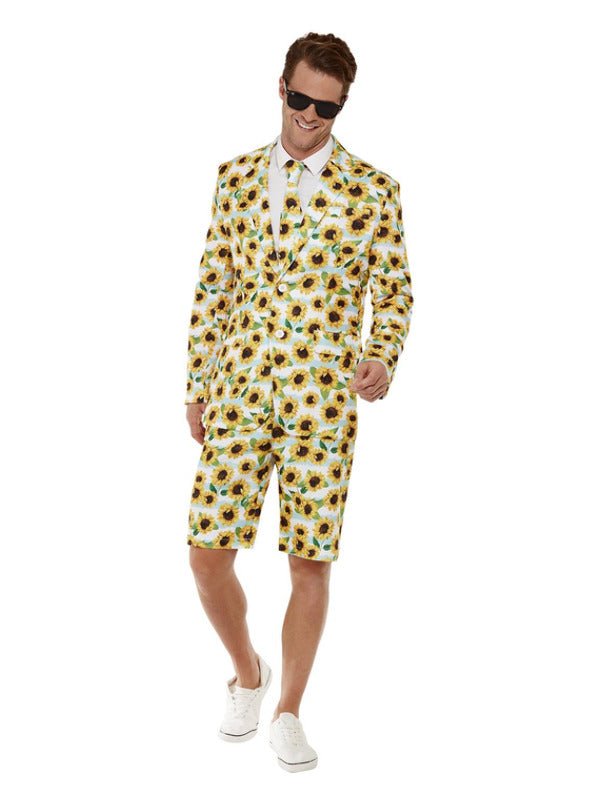 Ray Of Sunshine Sunflower Stand Out Suit, Yellow - Adult Weekender