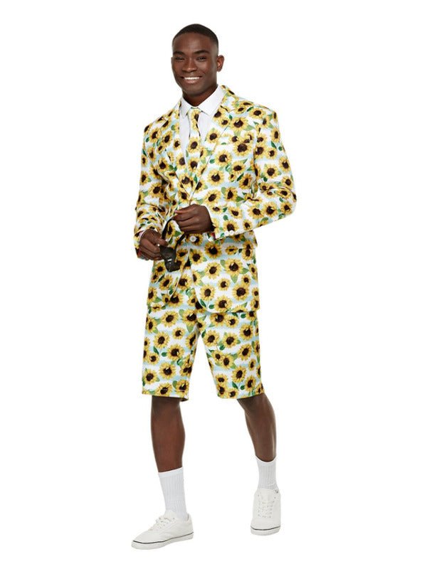 Ray Of Sunshine Sunflower Stand Out Suit, Yellow - Adult Weekender