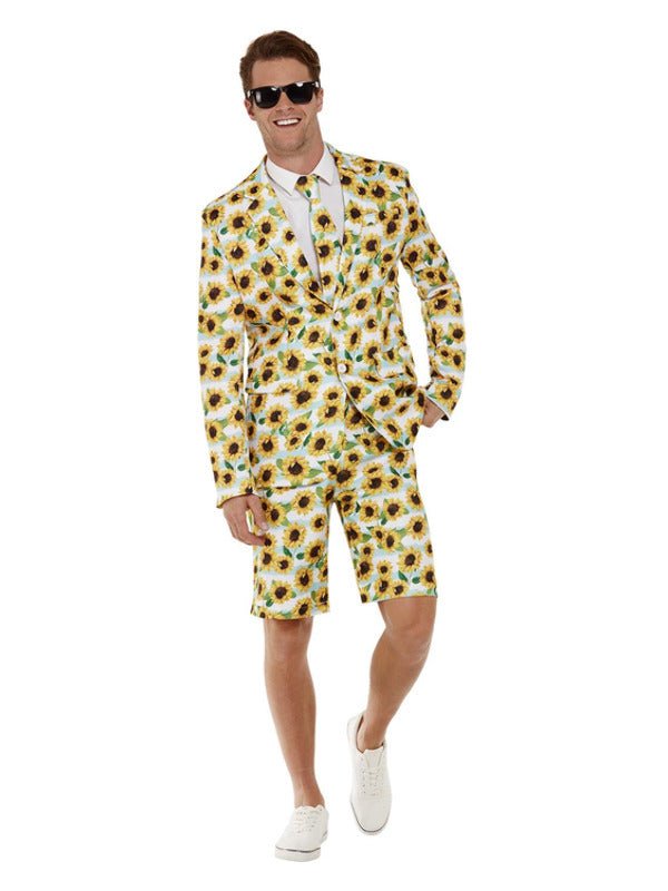 Ray Of Sunshine Sunflower Stand Out Suit, Yellow - Adult Weekender